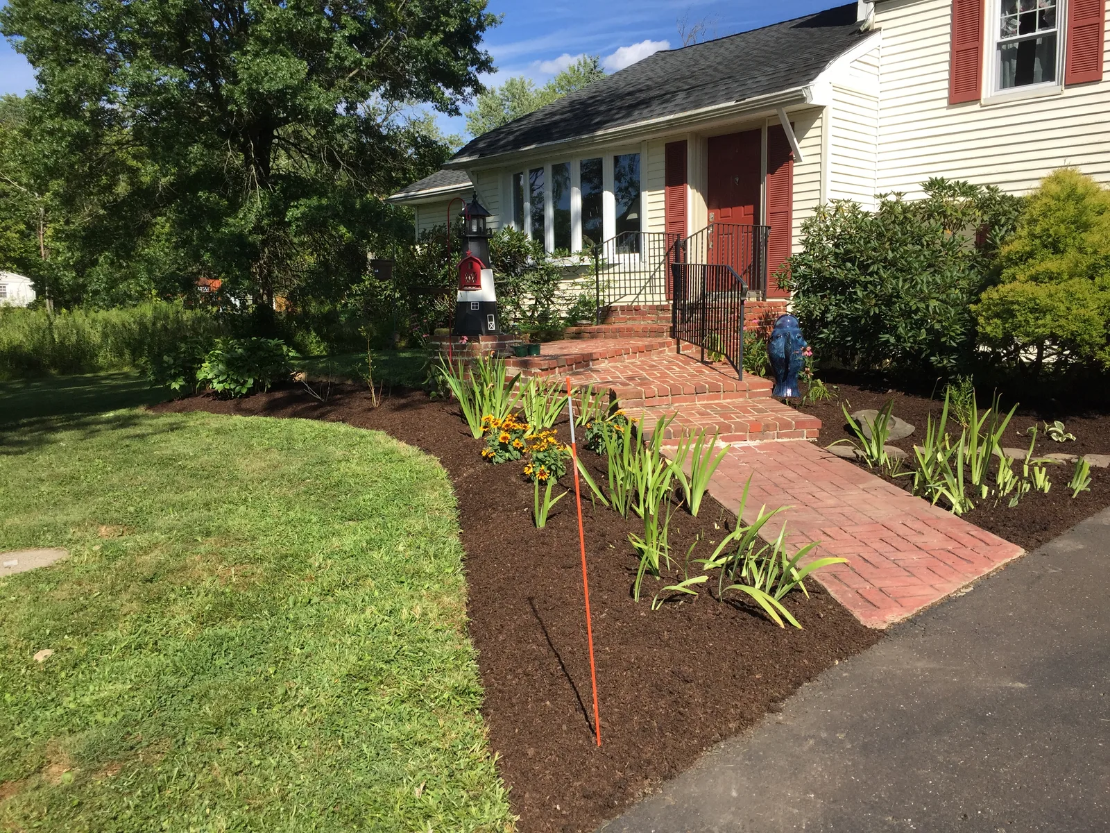 Garden Cleanup — after