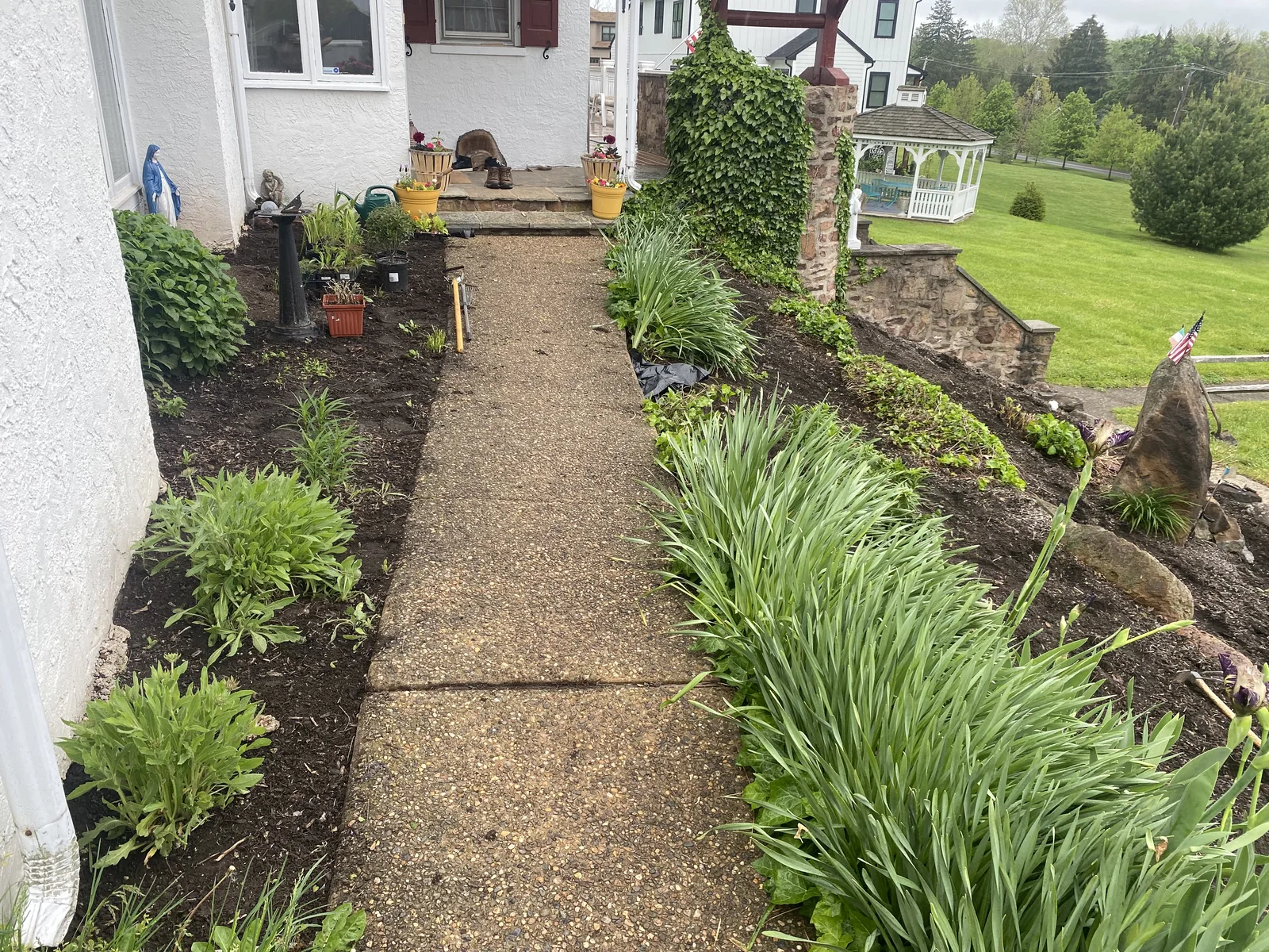 Pollinator Terrace — before